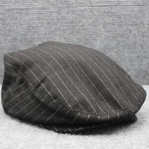 American Living Hat Newsboy Fitted Mens Large XL Pinstripe Wool Blend Classic